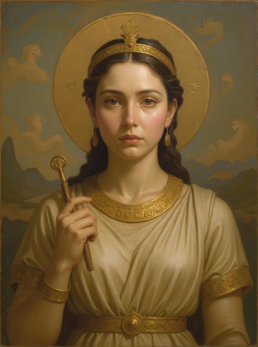 Greek Gods style example (Female)