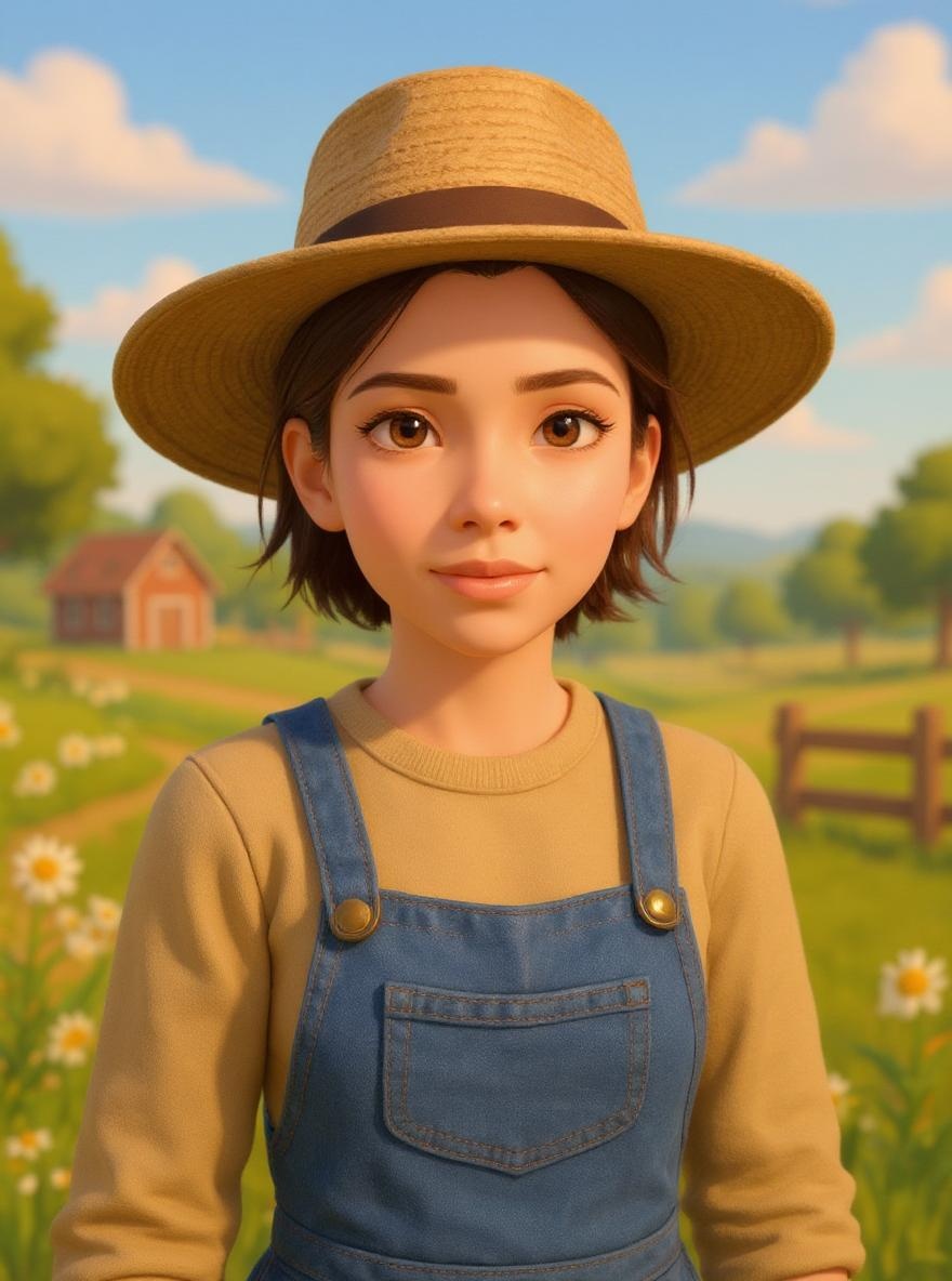 Harvest Moon style example (Female)
