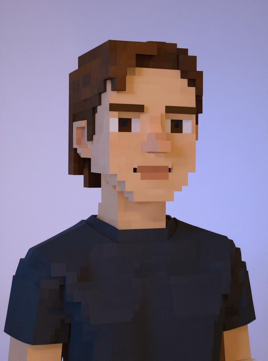 Minecraft style example (Female)