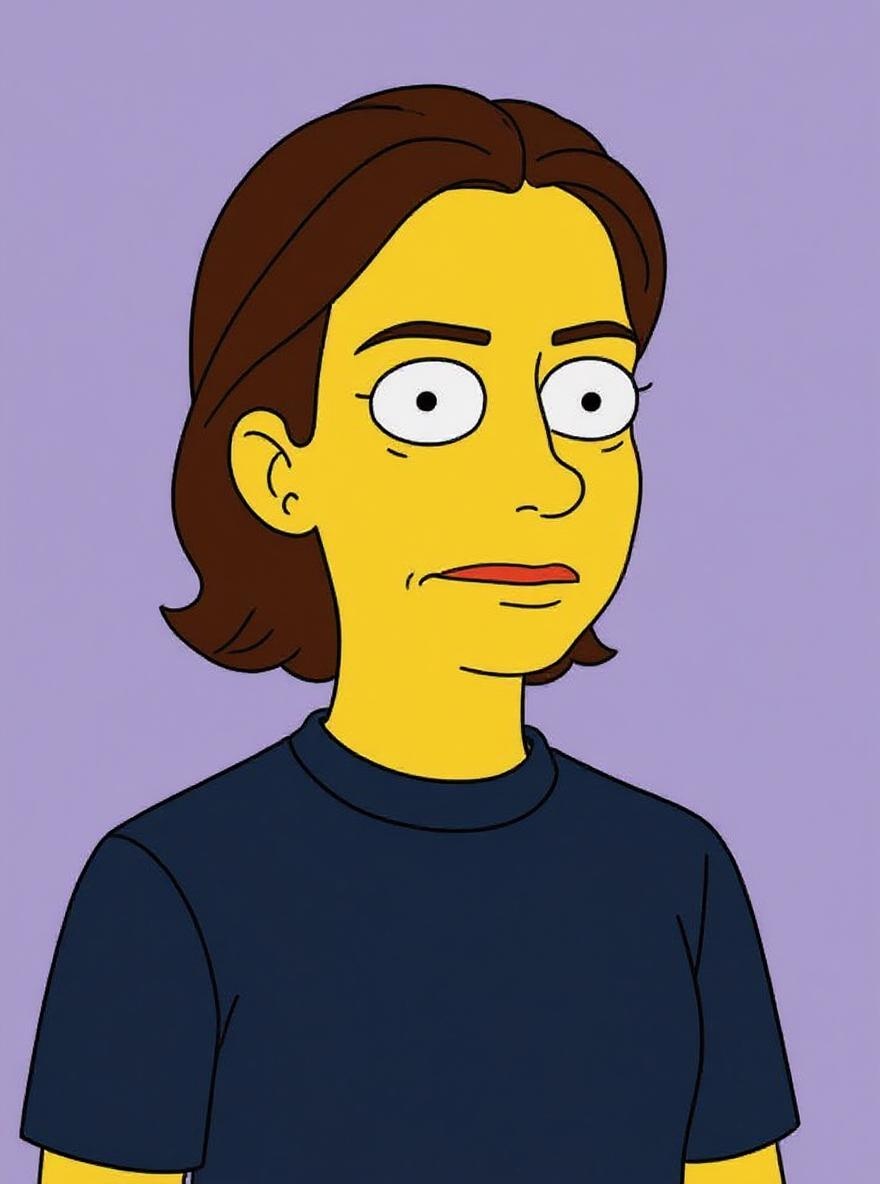 The Simpsons style example (Female)