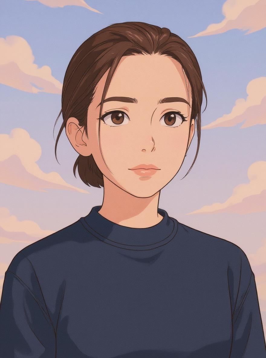Studio Ghibli style example (Female)